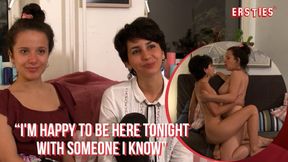 German amateur girls Anais and Agave in sexy lesbian lingerie play