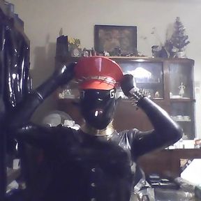 Latex Catsuit Smoking