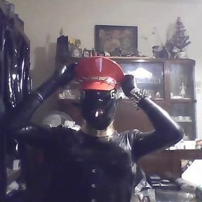 Latex Catsuit Smoking