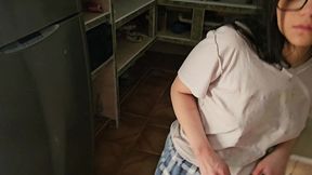 outside my house, having sex with my step-cousin i estefani do sexual service to my step-cousin when there is no one.