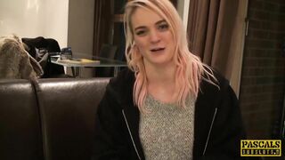 PASCALSSUBSLUTS - Subdued teen slapped and fucked hard