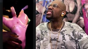 BBC Gooner Deepthroating a Cute Petite Transgender Girl Cock