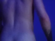 Sexy italian muscle Twink dance and show off big ass