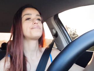 Lascivious APP driver catches amoral passenger masturbating from behind and helps him masturbate and bangs him in the back seat!