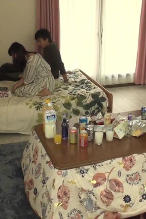 PT1 Sneaking around in a Kotatsu and playing pranks on the unprotected lower half of the body!