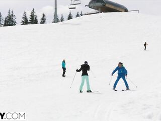 TUSHY Anal-insane Ski Instructor Liya Shows off her Skills