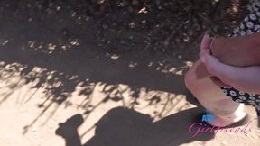 Car sex with Daydream Daisy BJ and beach fuck during sunny day