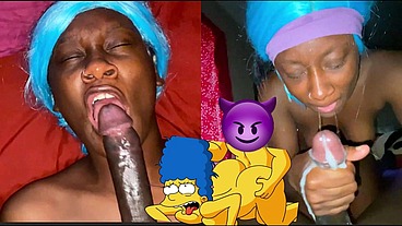 Marge Simpson is a Throat Goat