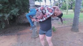 Muscle & Giant Lift and Carry Tiny Twink Off the Ground – Part 3
