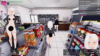 【プレイ動画005】コンビニのバイトのお姉さんに汁をかける！秘密のエクスポーズ バレないように露出するマナカさん