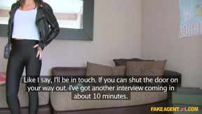 Fake Agent UK - Shy Brunette Nerd Wants Agent's Creampie Cum