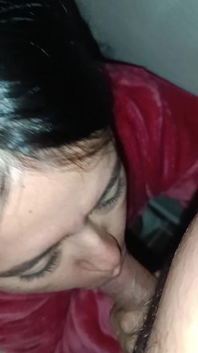 Swallowing Cum at Midnight.