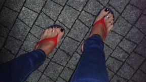 sexy feet and sexy flip flops