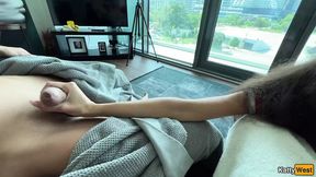 Nurse pleases three patients, double penetration and intense gangbang