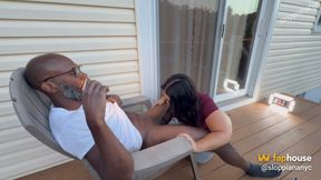 Sloppiananyc Back Yard BJ Session