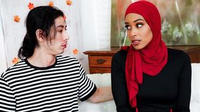 Hard fuck in the cowgirl pose with a hot Muslim girlfriend Jayne Doh