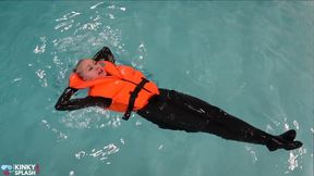 Wetsuit Zen: Lifejacket Meditation in the Pool - AVI