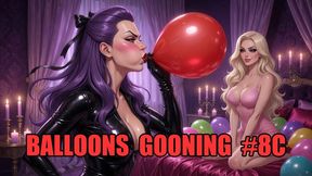Balloons Gooning #8C: Latex Tension Dominion (Animated, Music)