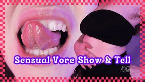 Sensual ASMR Vore Show and Tell by Giantess HannyTV from World of Vore