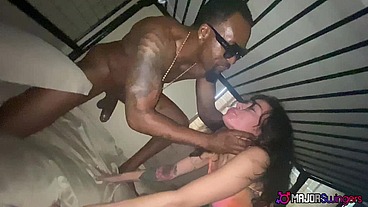 Sexy Latina Sisi Pesos Gets A Threesome BBC Tag Team Fuck