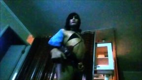 FerLaFemme - Denim pleasure. oiled meat exposed dark city