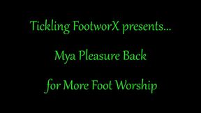 Mya Pleasure Back for More Foot Worship