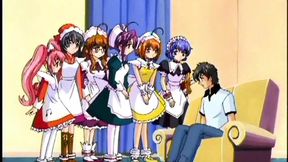Filthy anime teen girls getting dirty in steamy orgies