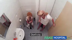 HotHospital Nurse watches as sexy couple fuck