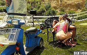Petite blonde teen Hannah Hays first time bbc with perverted black stepdad