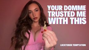 Your Domme Left Me With Your Key | Locktober Ruin