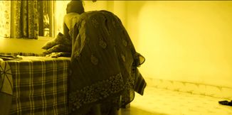 Young devar Fucks Hot Bhabi Sweet Tight Pussy When she is folding sarees at home.