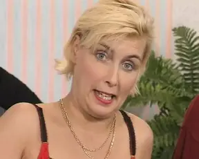 Two German sluts please a huge cock together