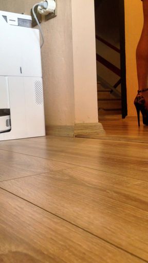 I greeted the delivery guy without a bra   Clip 1