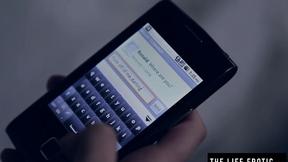 ”Nerdy Emily J uses her phone as a sex toy”