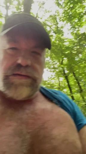 Jerking off in the Forest