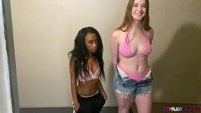 hazel moore & mini stallion share rome major s massive bbc in a wild threeway!