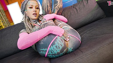 Big COCK ANAL fucking naughty horny HIPPIE slut