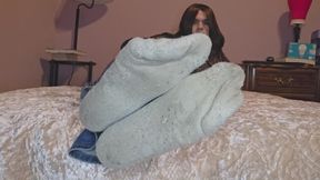 Showing off my socks and soles!