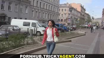 Young Dreamer's Office Seduction with Tricky Agent