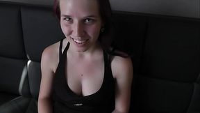 25-1 Babe fucks for creampie