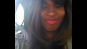 Tristina Millz Driving In Los Angeles Traffic