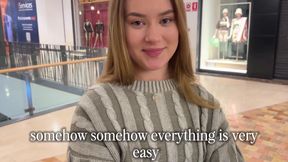 The First Meeting in the Cinema Led to Sex with a Blonde with a Big Ass and Ejaculation Inside