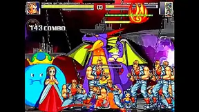 Mugen Mina Ravaged by Wild Studs in Fiery Hentai gangbang Fantasy