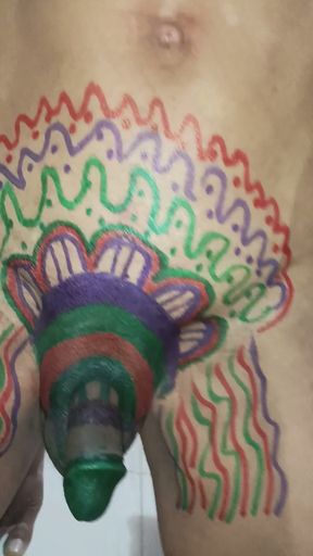 Sissy Showing Penis Tattoo   Clip 1
