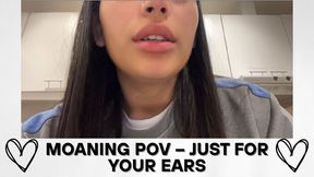 Moaning POV – Just for Your Ears