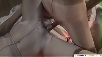 Erotic Lesbian Sex Session with Panties and Strapon