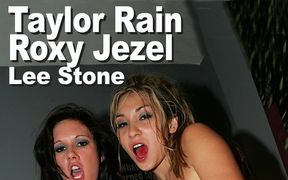 Taylor Rain & Roxy Jezel & Lee Stone suck anal facials