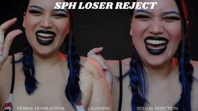 SPH Loser Reject - Hardcore Humiliation with Humiliatrix Countess Wednesday - Verbal Humiliation, Sexual Rejection, Sex Denial, Laughing, Loser Porn MP4 1080p AUDIO ONLY