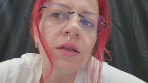 Snot Play – Spreading Mucus on Face & Floor Tease