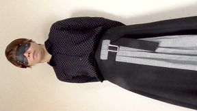 Mayu No83 10 Minutes Continuous Convulsions, Massive Squirting, Semen Eating, Blindfold, Anal Vibrator